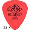 Image de Dunlop Plectren Tortex 050 rouge (12) (12 x), Médiator, Rouge