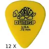 Image de Dunlop Blister de 12 pièces (12 x), Médiator, Jaune