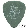 Image de Dunlop Plectren Gator Grip 150 (12) (12 x), Médiator, Vert