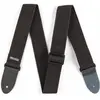 Image de Dunlop D38-09BK Sangle de guitare extra longue, Guitare : accessoires, Noir