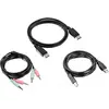 Image de Trendnet Set de câbles KVM DisplayPort USB 6 pieds, Câble pour commutateur KVM
