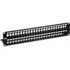 Image de Trendnet TC-KP48S Panneau de brassage (plaque d'obturation), Serveur : accessoires, Noir