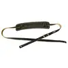 Image de Fender Ceinture Vintage en cuir noir, Guitare : accessoires, Noir