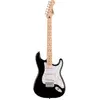 Image de Fender Sonic Stratocaster MN Black électrique gitaar (Guitare électrique, Peuplier), Guitare, Noir