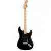 Image de Squier Sonic Stratocaster HSS MN (Guitare électrique, Bois d'érable, Peuplier), Guitare, Noir
