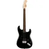 Image de Squier Sonic Stratocaster HT H IL Black elektrische gitaar met vaste brug (Guitare électrique, Acier plaqué nickel, érable, Laurier, Os synthétique, Poplar), Guitare, Noir