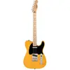 Image de Squier Sonic Telecaster MN Butterscotch Blonde électrique gitaar (Guitare électrique, Corps : Peuplier, Manche : Érable, Touche : Érable), Guitare, Jaune
