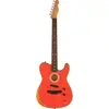 Image de Fender Edition limitée Acoustasonic Player Telecaster RW Fiesta Red met gigbag (Guitare acoustique, Acajou (manche), Palissandre (touche)), Guitare, Rouge