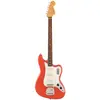 Image de Fender Vintera II 60s Bass VI RW Fiesta Red met gigbag (Basse électrique, Corps : Aulne, Manche : Érable, Touche : Palissandre), Guitare, Rouge
