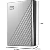 Image de WD Mon Passeport Ultra (4 To), Disque dur externe, Argent