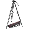 Image de Manfrotto Kit de trépied vidéo avec tête fluide et sac de trépied MVK500AM (Métal), Trépied, Noir