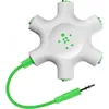 Image de Belkin Distributeur De Jack Rockstar 5x (Répartiteur de casque d'écoute), Adaptateur audio, Blanc