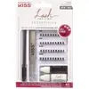 Image de KISS, Faux cils, Lashes - Kit Couture LuXtension en grappe (Applicateur de cils, Cils artificiels, Colle pour cils)