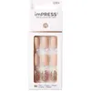 Image de KISS, Nail art + faux ongles, Ongles auto-adhésifs imPRESS Evanesce 30 pcs (L) (Ongles artificiels, Rose)