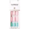 Image de KISS, Nail art + faux ongles, Self-adhesive nails imPRESS Nails Dew Drop 30 pcs (L) (Ongles artificiels)