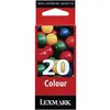 Image de Lexmark, Cartouche d'impression, Encre couleur Orig. n° 15MX120E (Color)
