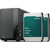 Image de Synology SERVEUR NAS DISKSTATION DS225+ - 12TO (2X6TO) (2 x 6 To), NAS, Noir