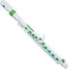 Image de Nuvo N220JF jFlute2.0 "Donut" flûte traversière pour enfants en do, blanc-vert (Flûte traversière), Instrument à vent, Vert, Blanc