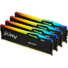 Image de Kingston Fury Beast RGB (4 x 16GB, RAM DDR5, DIMM), Mémoire vive, Noir