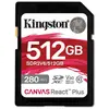 Image de Kingston Carte Mémoire Canvas React Plus 512gb Sdxc Uhs-ii Clase 10