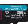 Image de Kingston Canvas Go! Plus (256 Go, microSDXC, U3, UHS-I), Carte mémoire, Turquoise, Noir