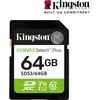 Image de Kingston Canvas Select Plus (64 Go, SDXC, U1, UHS-I), Carte mémoire, Vert, Blanc, Noir