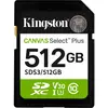 Image de Kingston Canvas Select Plus (512 Go, SD, SDXC, U3, UHS-I), Carte mémoire, Vert, Blanc, Noir