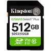 Image de Kingston Carte Mémoire 512gb Sdxc Canvas Select Plus Gen3 150 Mb/s C10 Uhs-i U3 V30