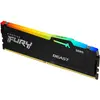 Image de Kingston 32GB 5200MT/s DDR5 CL40 DIMM FURY Beast RGB (1 x 32GB, 5200 MHz, RAM DDR5, DIMM), Mémoire vive, Noir