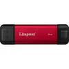 Image de Kingston 1TB Dual USB-A/C Portable SSD Up to 1050MB/s USB 3.2 Gen 2 (1 To), SSD externe, Noir, Rouge