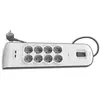 Image de Belkin Multiprise Bsv804vf2m Surge Strip Protection Socket 8 Slots 2 Usb