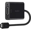 Image de Belkin USB-C sur (VGA, 15 cm), Adaptateur données + vidéo, Noir