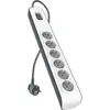 Image de Belkin, Multiprise, Steckdosenleiste 6-fach 2 Meter Netzkabel BSV603vf2M-V2 (6x, CEE 7/4, 2 m)