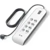 Image de Belkin, Multiprise, Steckdosenleiste 8-fach 2 Meter Netzkabel BSV804vf2M-V2 (8x, CEE 7/3, 2 m)