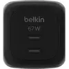 Image de Belkin BoostCharge Pro (67 W, 2 ports), Chargeur USB, Noir