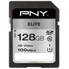 Image de PNY Elite (128 Go, SDXC, U1, UHS-I), Carte mémoire, Argent