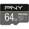 Image de PNY Pro Elite (64 Go, microSDXC, U3, UHS-I), Carte mémoire, Gris