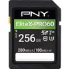 Image de PNY Elite X-Pro 60 (256 Go, SDXC, U3, UHS-II), Carte mémoire, Noir