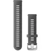 Image de Garmin Bracelet unisexe (20 mm, Silicone), Sangles de montre, Gris