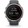 Image de Montre connectée Garmin Fenix 9 Pro 51 mm Titanium avec bracelet en silicone Graphite black