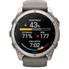 Image de Montre connectée Garmin Fenix 9 47 mm Titanium avec bracelet en silicone Pebble Gray