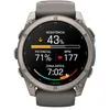 Image de Montre connectée Garmin Fenix 9 51 mm Titanium avec bracelet en silicone Pebble Gray