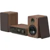 Image de Pure Stéréo classique (Bluetooth, Lecteur de CD, Spotify Connect, WiFi, 2x 50 W), Chaîne stéréo, Marron, Noir