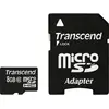 Image de Transcend Carte mémoire flash 8 Go Micro SDHC, C10 (8 Go, microSDHC, U1), Carte mémoire, Noir