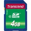 Image de Transcend Carte standard SDHC (4 Go, SDHC), Carte mémoire, Noir