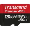 Image de Transcend microSDXC 400x avec adaptateur (128 Go, microSDXC, U1, UHS-I), Carte mémoire, Noir
