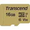 Image de Transcend TS16GUSD500S (16 Go, microSDXC, U3, UHS-I), Carte mémoire, Or