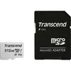 Image de Transcend USD300S (512 Go, microSDXC, U3, UHS-I), Carte mémoire, Argent