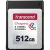 Image de Transcend TS512GCFE820 (512 Go, CFexpress type B), Carte mémoire, Noir