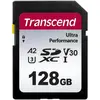 Image de Transcend Carte SD SDXC SDC340S 160/90 Mo/s (128 Go, SDXC, U3, UHS-I), Carte mémoire, Noir